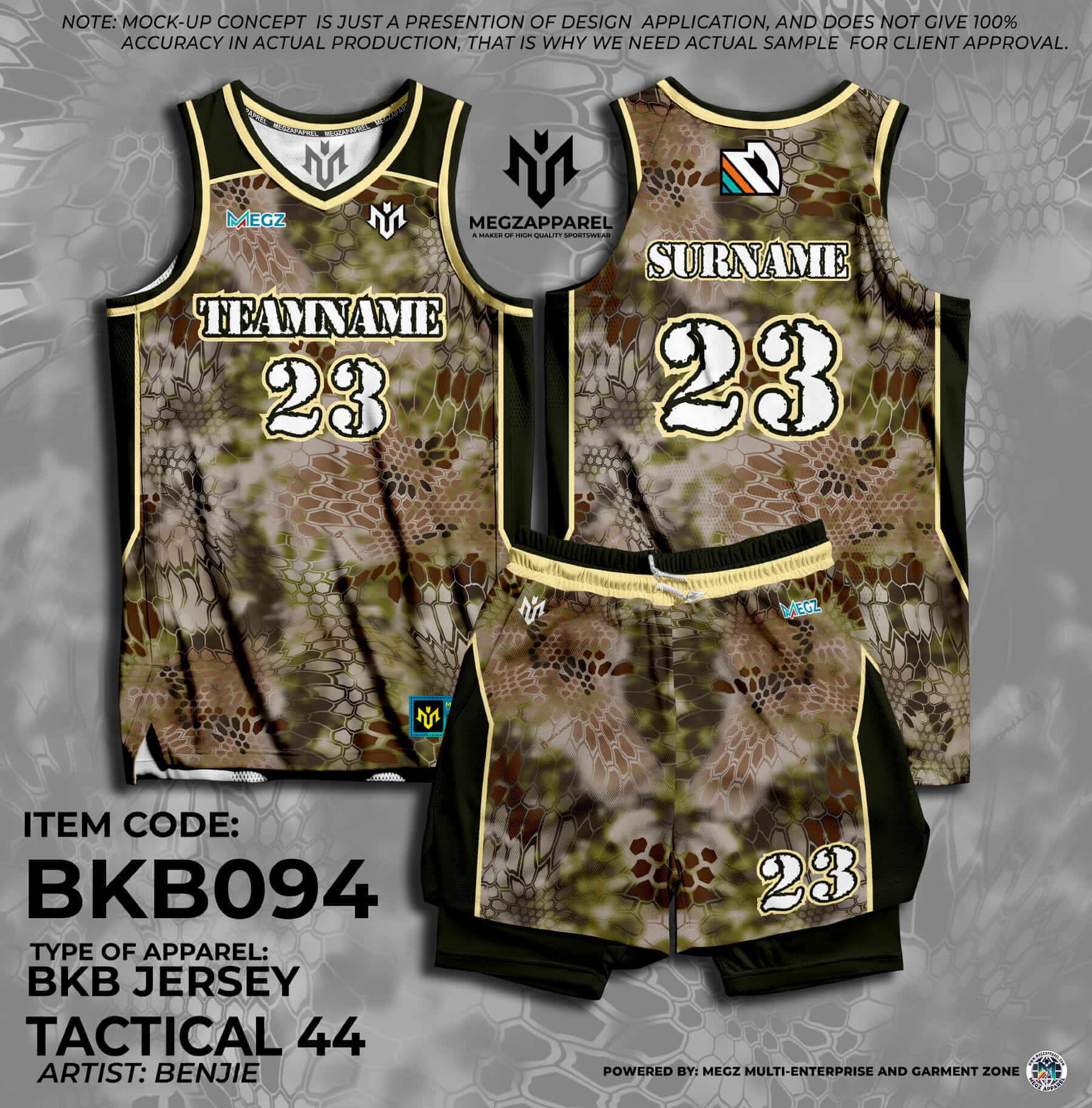 Basketball Uniform Nba Military Jerseys BKB094 Customize