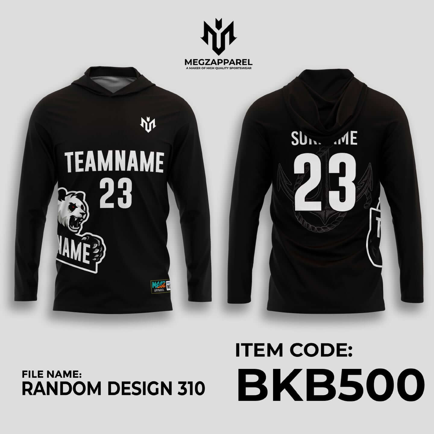 BKB500 Basketball Warmer Hoodie – MEGZ Apparel